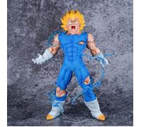 Figurine Vegeta Majin Super Saiyan - 27 cm - Hurlement de puissance - Dragon Ball Z