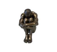 Figurine Véronèse Body Talk en résine - Homme assis 11 cm