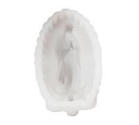 Figurine Vierge Marie en silicone pour la fabrication de bougies, statue en plâtre, décoration en plâtre, décoration de plâtre - Style B