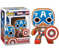 Figurine Vinyl POP Holiday Funko Marvel | Captain America En Pain D'Épices