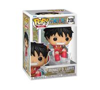 Figurine vinyle - FUNKO - POP Plus: One Piece - Monkey D. Luffy - 9 cm - Base translucide tourbillon