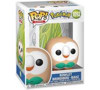 Figurine vinyle Funko Rowlet n°1092 Pop! Games - Boîte fenêtre, Figurine de collection, Marron/Blanc