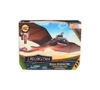 Dreamworks Dragons - How To Train Your Dragon - Figurine Volante Krokmou 76 Cm - Figurine Radiocommandée Avec Ailes Qui Battent Et Queue Réglable - Mouvements Réalistes - Jouet Enfant 4 Ans Et +