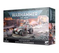 Figurine Warhammer 40k Genestealer Cults Achilles Ridgerunner gris/rouge