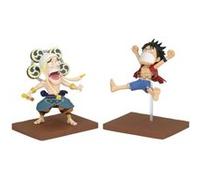 Figurine Wcf Log Stories - One Piece - Monkey.d.luffy & Enel