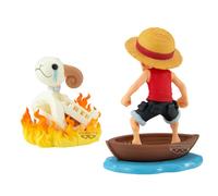 Figurine Wcf Log Stories One Piece Monkey D.luffy & Going Merry