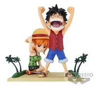 Banpresto Figurine WCF Log Stories One Piece - Luffy & Nami 7 cm Multicolore