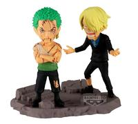 Banpresto BP29523P Figurine d'action Roronoa Zoro & Sanji '...Nothing...at All' One Piece, World Collectable Log Stories 8 cm, Multicolore, Figurine à Collectionner, idéale pour Les Fans d'anime