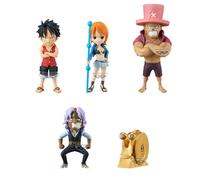 Banpresto BANDAI BP28839P World Collectable Figure One Piece B 7 cm (5 Figurines différentes, emballées Individuellement)