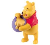 Bullyland Figurine Winnie l'ourson – Winnie et son pot de miel – Multicolore Jaune – 3 ans