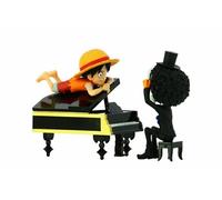 Banpresto Figurine Monkey D. Luffy & Brook – World Collectable Log Stories – 8 cm, Multicolore
