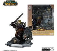 McFarlane Toys - World of Warcraft Figurine posée à l'échelle 1:12 du chasseur nain : Maître des bêtes et tireur