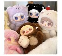 Figurine Yooki Kawaii - Boîte Surprise de Collection Aléatoire | Peluche Mignonne en Costume d’Ours