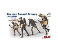 Figurines 1ère Guerre Mondiale : Troupes D'assaut Allemandes 1917-1918