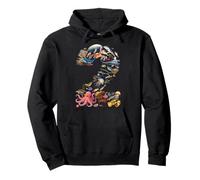 Figurines 2 Ans pour 2ème Anniversaire Animaux de la mer Océan Numéro 2 Sweat à Capuche
