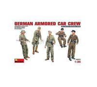 Figurines 2ème Guerre Mondiale : Equipage De Véhicule Blindé Allemand