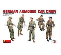 Figurines 2ème Guerre Mondiale : Equipage De Véhicule Blindé Allemand