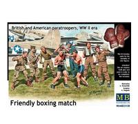 Figurines 2ème Guerre Mondiale : Match De Boxe Sur La Base Aérienne 1943-1944