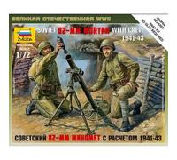Figurines 2ème Guerre Mondiale : Mortier Soviétique 82-Mm
