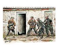 Figurines 2ème Guerre Mondiale : Panzergrenadier Allemands : Front Ouest 1944-1945