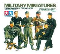 Tamiya - Set de figurines 35201 - Tankistes allemands - 2e Guerre mondiale - Échelle 1:35