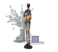 Figurines africaines - Statue des femmes africaines en résine, décoration des statues africaines | Figure femme africaine art de collection, table de table en résine décorations pour la li
