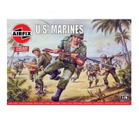 Airfix – Maquette Seconde Guerre mondiale Marines des États-Unis Multicolore Échelle 1:76