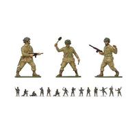 Airfix Figurines Seconde Guerre mondiale Parachutistes américains A02711V 1/32 – 14 non peintes 8+