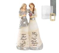 Figurines Amis | Statue décorative d'ange - symbolise l'auto-Culture des Figurines commémoratives Debout 'Ange, Cadeaux de Soeur 'âme pour la décoration de la Maison