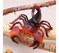 Figurines animales d'insectes de 17CM, figurines de simulation de libellule de scarabée de scorpion d'araignée de fourmi, décor éducatif de bureau de faune pour l'affichage et l'apprentissage