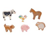 Figurines Animaux De La Ferme Beige TU