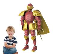 - Figurines articulées - Figurine d'action Knight - Collection imprimée en 3D - Statue médiévale exquise - Décoration de bureau - Figurine de collection pour les familles, les amoureux