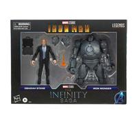 Figurines articulées Marvel Legends Hasbro Infinity Saga Obadiah Stane & Iron Monger 2-Pack 15 cm Multicolore