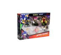 Figurines Articulées Sonic Prime - PMI - Ensemble de 6 - 7,5 cm - Collection Shardverse