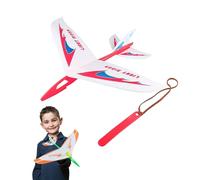 Figurines Avion en Briques de Construction,Figurines Avion Planeur À Construire - Jouet STEM pour avec Planeur Volant et Mécanisme d'Entraînement Éducatif
