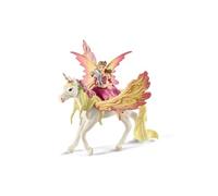 Figurines Bayala : Fée Feya et une licorne ailée
