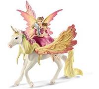 Figurines Bayala : Fée Feya et une licorne ailée Schleich G