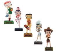 Figurines - BETTY BOOP - Collection Betty Boop show - Lot de 10 - Résine - Hauteur 15 CM