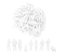 Figurines blanches 1:50, maquette architecturale à échelle humaine, modèle HO, 100 pièces