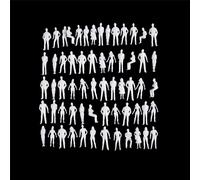 Figurines Blanches Miniatures En Plastique, Échelle 1:50, Modèle Architectural, Modèle Ho, Abs, Offre Spéciale