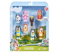 Figurines BLUEY - Pack de 8 - Marque MOOSE