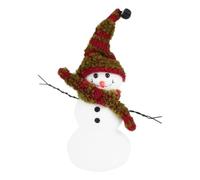 Figurines Bonhomme de Neige Déco Noël Mignonne Douce en Peluche Petite | Figurines Poupées Décoration Cheminée Pour Adultes Garçons Filles Salon Chambre Lit Cheminée Fête