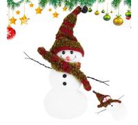 Figurines Bonhomme de Neige Petites Figurines Mignonnes de Bonhomme de | Poupées Peluches Animaux Câlines Pour Adultes Garçons Filles Salon Chambre Lit Cheminée Fête