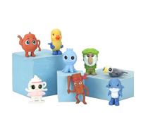 Figurines Brainrot, Lot de 8 Tung Tung Tung Sahur Figures, Tralalero Tralala Figure Toy, Figurines d'action de Collection, Cadeau Créatif pour Enfants et Adultes Fans B