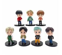 Figurines BTS TinyTAN (Lot de 7) - Collection Chibi K-pop Army Cadeau|Figurines de capsules / Modèles / Décorations