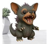 Figurines Canines Drôles | Sculptures Canines Artisanales pour Bureau | Petite Statuette Animale Mignonne et Réaliste pour Décorer Bureau, Meuble de Télévision, Cheminée, Bibliothèque, Espace de