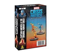 Atomic Mass Games Captain America Human Torch Mcp: & The Original Figure Multicolore Enfants