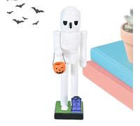 Figurines Casse-Noisette Halloween - Statuette Sorcière de Bureau Décoration | Figurine Décorative Effrayante pour Étagère Cheminée Intérieur Halloween