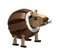 Figurines cérébrales Rouges Italiennes 3D Amusantes, bâtiment de Jouet pour Enfants et Adultes, Choses bizarres Amusantes à collecter, créatif Tung Tung Sahur Jouet de Construction