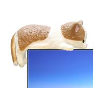 Figurines Chats Miniatures - Décor Mignon pour Écran d'Ordinateur,Statuettes de Chat Miniatures à Collectionner pour Maison Bureau Paysage Étagère Moniteur Voiture Salon Lieu de Travail,Bureau Fête Vo